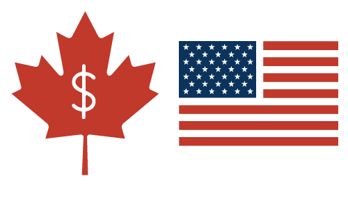 Canadian dollars to US dollars